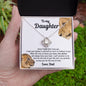 To My Daughter Gifts From Dad - Daughter Jewelry For Christmas, Thanksgiving, Birthday, Graduation, Wedding