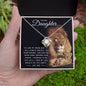 To My Daughter Gifts From Dad - Daughter Jewelry For Christmas, Thanksgiving, Birthday, Graduation, Wedding