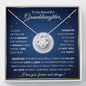 Gifts For Granddaughter - To My Granddaughter Necklace