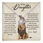 To My Daughter Gifts From Dad - Daughter Jewelry For Christmas, Thanksgiving, Birthday, Graduation, Wedding