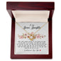 Gifts For Step Daughter - To My Bonus Daughter Necklace From Stepdad Or Stepmom