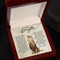 To My Daughter Gifts From Dad - Daughter Necklace Gift For Christmas, Thanksgiving, Birthday, Graduation, Wedding