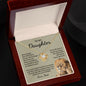 To My Daughter Gifts From Dad - Daughter Necklace Gift For Christmas, Thanksgiving, Birthday, Graduation, Wedding