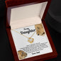 To My Daughter Gifts From Dad - Daughter Jewelry For Christmas, Thanksgiving, Birthday, Graduation, Wedding