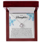 To My Daughter Gifts - Daughter Jewelry For Christmas, Thanksgiving, Birthday, Graduation, Wedding