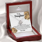 To My Daughter Gifts From Dad - Daughter Jewelry For Christmas, Thanksgiving, Birthday, Graduation, Wedding