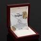 To My Daughter Gifts From Dad - Daughter Jewelry For Christmas, Thanksgiving, Birthday, Graduation, Wedding