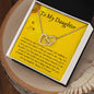 To My Daughter Gifts From Dad - Daughter Necklace Gift For Christmas, Thanksgiving, Birthday, Graduation, Wedding