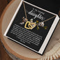To My Daughter Gifts From Dad - Daughter Necklace Gift For Christmas, Thanksgiving, Birthday, Graduation, Wedding