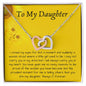 To My Daughter Gifts From Dad - Daughter Necklace Gift For Christmas, Thanksgiving, Birthday, Graduation, Wedding