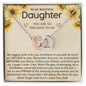 To My Daughter Gifts From Dad - Daughter Necklace Gift For Christmas, Thanksgiving, Birthday, Graduation, Wedding