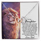 To My Daughter Gifts From Dad - Daughter Necklace Gift For Christmas, Thanksgiving, Birthday, Graduation, Wedding