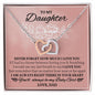 To My Daughter Gifts From Dad - Daughter Necklace Gift For Christmas, Thanksgiving, Birthday, Graduation, Wedding