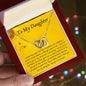 To My Daughter Gifts From Dad - Daughter Necklace Gift For Christmas, Thanksgiving, Birthday, Graduation, Wedding