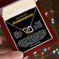 To My Granddaughter Necklace - Gifts For Granddaughter From Grandpa On Birthday, Graduation, Wedding, Christmas