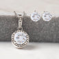 Gifts For Granddaughter - To My Granddaughter Necklace Earing Set