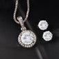 Gifts For Granddaughter - To My Granddaughter Necklace Earing Set