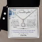 Gifts For Granddaughter - To My Granddaughter Necklace Earing Set
