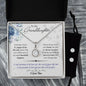 Gifts For Granddaughter - To My Granddaughter Necklace Earing Set