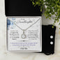 Gifts For Granddaughter - To My Granddaughter Necklace Earing Set