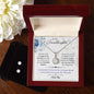 Gifts For Granddaughter - To My Granddaughter Necklace Earing Set