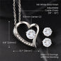 Gifts For Granddaughter - To My Granddaughter Necklace Earing Set