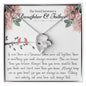 To My Daughter Gifts From Dad - Daughter Necklace Gift For Christmas, Thanksgiving, Birthday, Graduation, Wedding