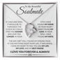 To My Soulmate Gift For Her - "Love Your Forever" Necklacae