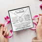 To My Soulmate Gift For Her - "Love Your Forever" Necklacae