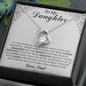 To My Daughter Gifts From Dad - Daughter Necklace Gift For Christmas, Thanksgiving, Birthday, Graduation, Wedding