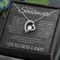 To my soulmate necklace - Gifts For Wife, Girlfriend, Fiancé On Birthday, Christmas, Valentine, Mother's Day