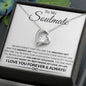 To my soulmate necklace - Gifts For Wife, Girlfriend, Fiancé On Birthday, Christmas, Valentine, Mother's Day