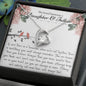 To My Daughter Gifts From Dad - Daughter Necklace Gift For Christmas, Thanksgiving, Birthday, Graduation, Wedding