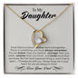 To My Daughter Gifts From Dad - Daughter Necklace Gift For Christmas, Thanksgiving, Birthday, Graduation, Wedding