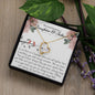 To My Daughter Gifts From Dad - Daughter Necklace Gift For Christmas, Thanksgiving, Birthday, Graduation, Wedding
