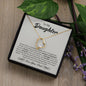 To My Daughter Gifts From Dad - Daughter Necklace Gift For Christmas, Thanksgiving, Birthday, Graduation, Wedding