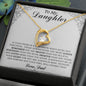 To My Daughter Gifts From Dad - Daughter Necklace Gift For Christmas, Thanksgiving, Birthday, Graduation, Wedding