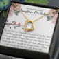 To My Daughter Gifts From Dad - Daughter Necklace Gift For Christmas, Thanksgiving, Birthday, Graduation, Wedding