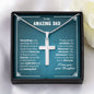 Gifts for Dad from Daughter, Cross Necklace Gift for Men