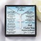 Gifts for Dad from Daughter, Cross Necklace Gift for Men