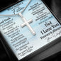 Gifts for Dad from Daughter, Cross Necklace Gift for Men