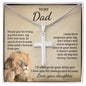 Gifts for Dad from Daughter, Cross Necklace Gift for Men