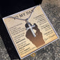 Gifts for Dad from Daughter, Cross Necklace Gift for Men