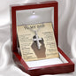 Gifts for Dad from Daughter, Cross Necklace Gift for Men