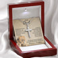 Gifts for Dad from Daughter, Cross Necklace Gift for Men