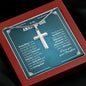 Gifts for Dad from Daughter, Cross Necklace Gift for Men