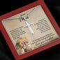 Gifts for Dad from Daughter, Cross Necklace Gift for Men
