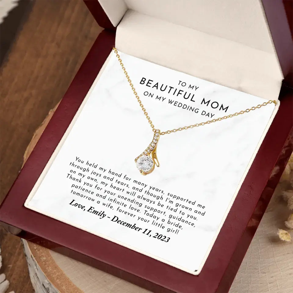 Mother of the Bride Gift from Daughter - Mother of the Bride Alluring Beauty Necklace