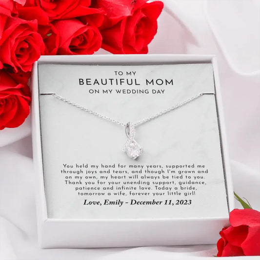 Mother of the Bride Gift from Daughter - Mother of the Bride Alluring Beauty Necklace