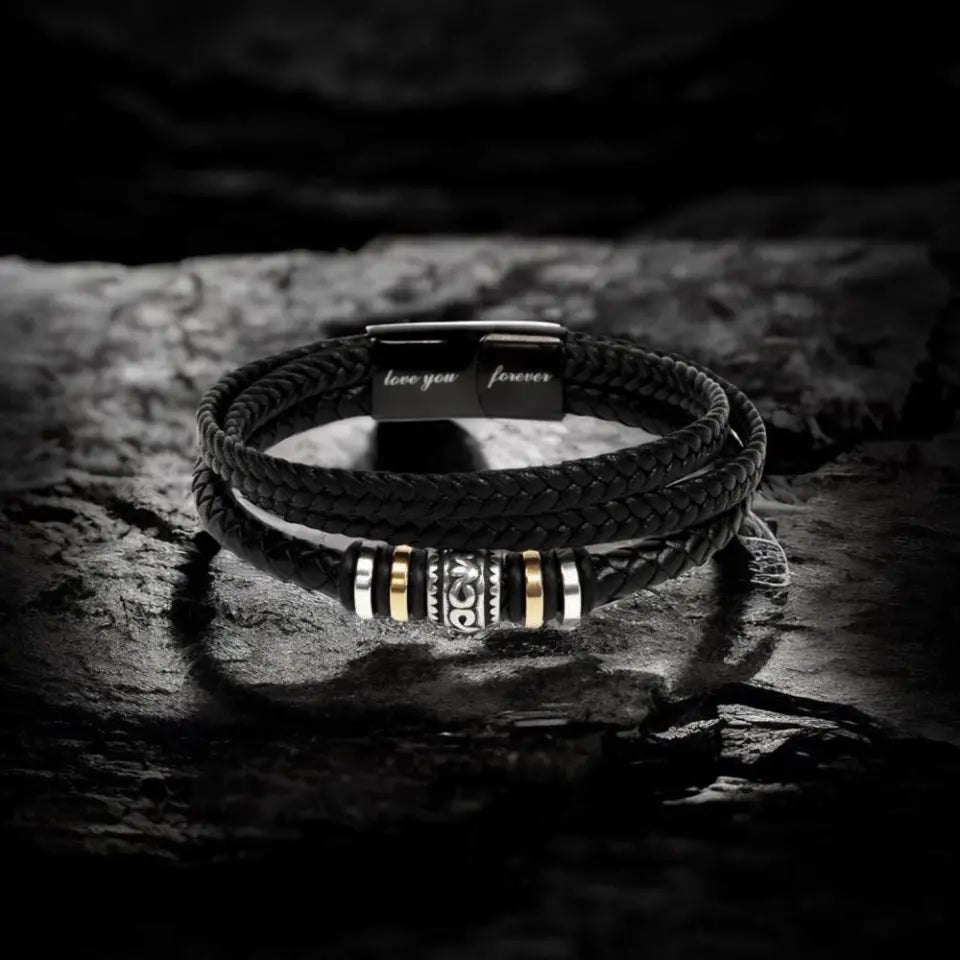 Graduation Gift for Son from Mom and Dad - Bracelet for Son on Graduation